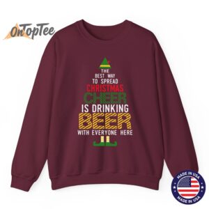 Christmas Cheer Elf Funny Naughty Santa Elf Beer Sweatshirt 7 Christmas Cheer Elf Funny Naughty Santa Elf Beer Sweatshirt 08