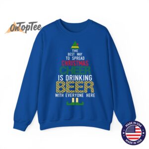 Christmas Cheer Elf Funny Naughty Santa Elf Beer Sweatshirt 9 Christmas Cheer Elf Funny Naughty Santa Elf Beer Sweatshirt 10