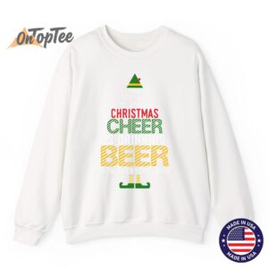 Christmas Cheer Elf Funny Naughty Santa Elf Beer Sweatshirt 10 Christmas Cheer Elf Funny Naughty Santa Elf Beer Sweatshirt 11