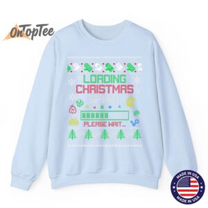 Christmas Gaming Loading Christmas Spirit for Gamer Ugly Sweatshirt 04
