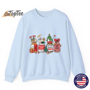 Christmas Nurse Funny Peppermint Mocha Propofol RN Sweatshirt 04