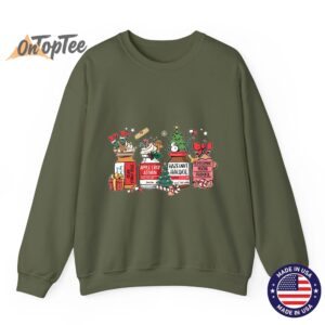 Christmas Nurse Funny Peppermint Mocha Propofol RN Sweatshirt 09