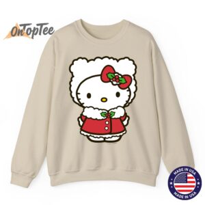 Christmas Snow Bunny Hello Kitty Sweatshirt