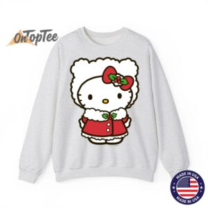 Christmas Snow Bunny Hello Kitty Sweatshirt 02