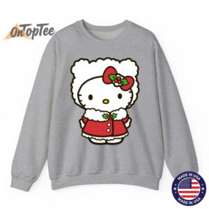 Christmas Snow Bunny Hello Kitty Sweatshirt 03