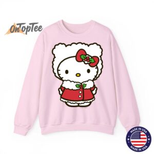 Christmas Snow Bunny Hello Kitty Sweatshirt 05
