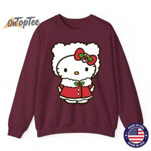 Christmas Snow Bunny Hello Kitty Sweatshirt 08