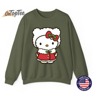 Christmas Snow Bunny Hello Kitty Sweatshirt 09