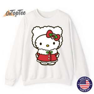 Christmas Snow Bunny Hello Kitty Sweatshirt 11