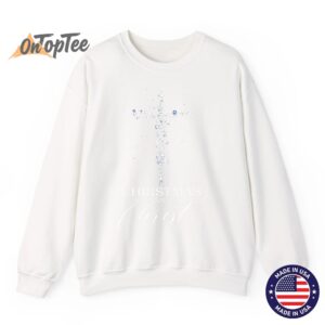 Christmas begins with Christ Jesus Faithful Christian Light Sweatshirt 11