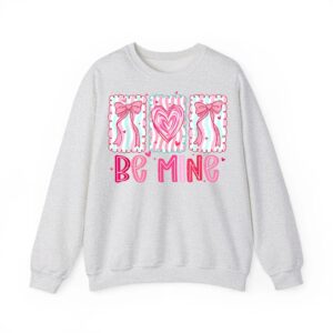 Coquette Bow Pink Heart Be Mine XOXO Funny Valentine Girly Sweatshirt 4 Coquette Bow Pink Heart Be Mine XOXO Funny Valentine Girly Sweatshirt 05