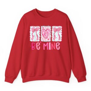 Coquette Bow Pink Heart Be Mine XOXO Funny Valentine Girly Sweatshirt 9 Coquette Bow Pink Heart Be Mine XOXO Funny Valentine Girly Sweatshirt 10