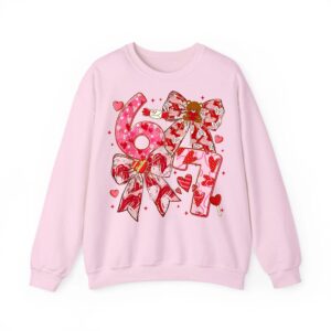 Coquette Six Seven Funny 67 Meme 6 7 Valentine Women Girls Sweatshirt