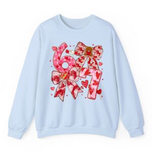 Coquette Six Seven Funny 67 Meme 6 7 Valentine Women Girls Sweatshirt 02