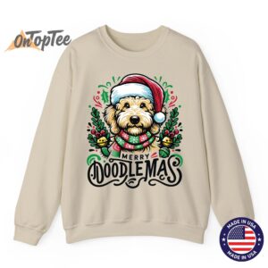 Cute Goldendoodle Christmas Dog Sweatshirt