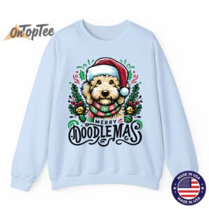 Cute Goldendoodle Christmas Dog Sweatshirt 04