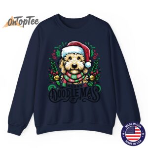 Cute Goldendoodle Christmas Dog Sweatshirt 06