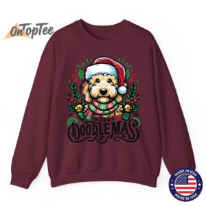 Cute Goldendoodle Christmas Dog Sweatshirt 08
