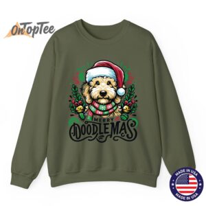 Cute Goldendoodle Christmas Dog Sweatshirt 09
