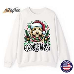 Cute Goldendoodle Christmas Dog Sweatshirt 11