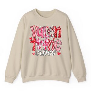 Cute Vibes Coquette Bow Valentine Boys Girls Kids Sweatshirt 06