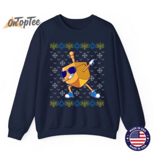 Dabbing Dreidel Ugly Sweatshirt for Hanukkah Gift 3 Dabbing Dreidel Ugly Sweatshirt for Hanukkah Gift 04