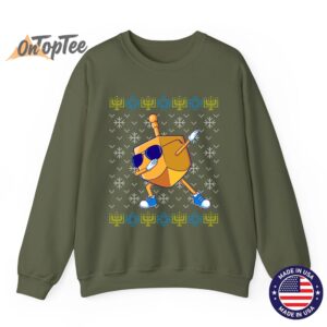 Dabbing Dreidel Ugly Sweatshirt for Hanukkah Gift 5 Dabbing Dreidel Ugly Sweatshirt for Hanukkah Gift 06