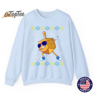 Dabbing Dreidel Ugly Sweatshirt for Hanukkah Gift 7 Dabbing Dreidel Ugly Sweatshirt for Hanukkah Gift 08