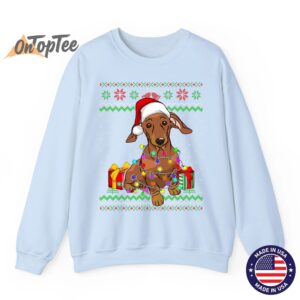 Dachshund Dog Lover Ugly Christmas Lights Sweatshirt 3 Dachshund Dog Lover Ugly Christmas Lights Sweatshirt 04