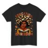 Education is Freedom Black Teacher Books Black History Month T-Shirt