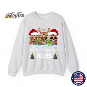 Feliz Navidad Putos Christmas Ugly Sweatshirt 02