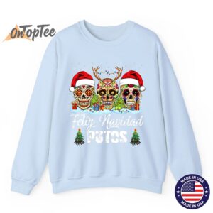 Feliz Navidad Putos Christmas Ugly Sweatshirt 04