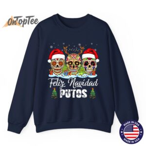Feliz Navidad Putos Christmas Ugly Sweatshirt 06
