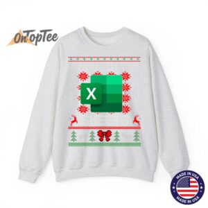 Freak In The Sheets Excel Spreadsheet Ugly Christmas Sweatshirt 02
