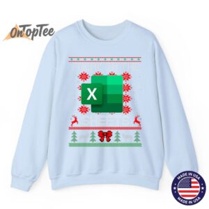 Freak In The Sheets Excel Spreadsheet Ugly Christmas Sweatshirt 04