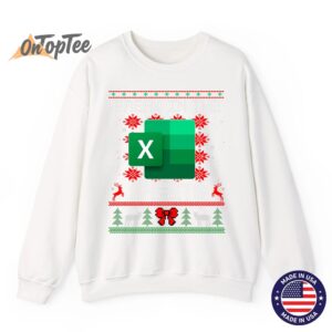 Freak In The Sheets Excel Spreadsheet Ugly Christmas Sweatshirt 11