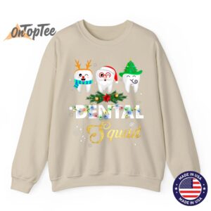 Funny Dental Ugly Christmas Sweaters Sweatshirt DENTAL Squad