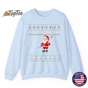 Funny Golfing Santa Christmas Ugly Sweatshirt 3 Funny Golfing Santa Christmas Ugly Sweatshirt 04