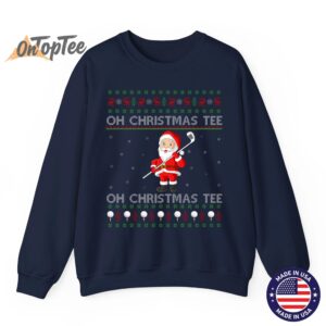 Funny Golfing Santa Christmas Ugly Sweatshirt 5 Funny Golfing Santa Christmas Ugly Sweatshirt 06