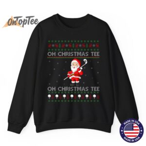 Funny Golfing Santa Christmas Ugly Sweatshirt 6 Funny Golfing Santa Christmas Ugly Sweatshirt 07