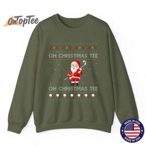 Funny Golfing Santa Christmas Ugly Sweatshirt 8 Funny Golfing Santa Christmas Ugly Sweatshirt 09