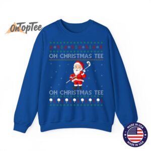 Funny Golfing Santa Christmas Ugly Sweatshirt 9 Funny Golfing Santa Christmas Ugly Sweatshirt 10