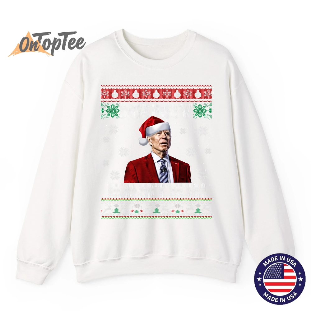 Funny Joe Biden Merry Easter Ugly Christmas Sweatshirt Funny Joe Biden Merry Easter Ugly Christmas Sweatshirt