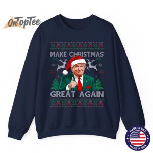 Funny Trump Make Christmas Great Again Ugly Sweatshirt 06