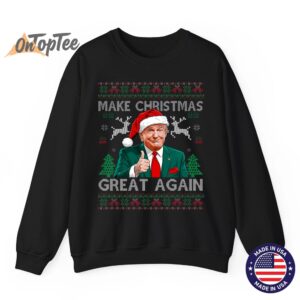 Funny Trump Make Christmas Great Again Ugly Sweatshirt 07