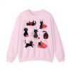 Pink Valentine Coquette Bow Heart Be Mine XOXO Valentines Sweatshirt