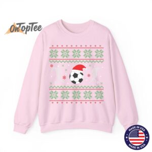 Funny Xmas Soccer Ugly Christmas Sweatshirt 02