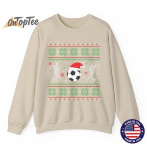 Funny Xmas Soccer Ugly Christmas Sweatshirt 03
