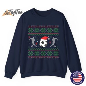 Funny Xmas Soccer Ugly Christmas Sweatshirt 06