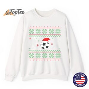 Funny Xmas Soccer Ugly Christmas Sweatshirt 13